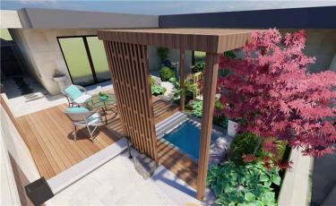 现代别致庭院景观